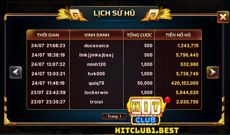 Khám phá kinh nghiệm quay hũ Sơn tinh thủy tinh Hit Club