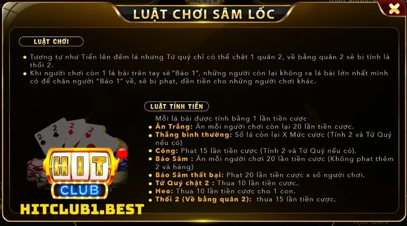 Hướng dẫn cách chơi Sâm Hit Club