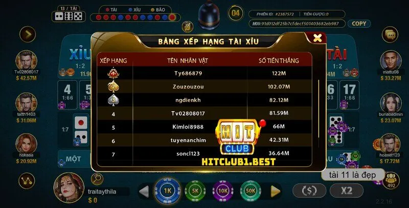 Mẹo cá cược Sicbo Hit Club hiệu quả