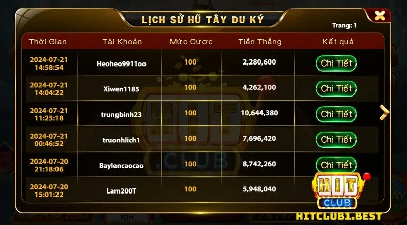 Tính năng mới trong game Tây du ký Hit Club