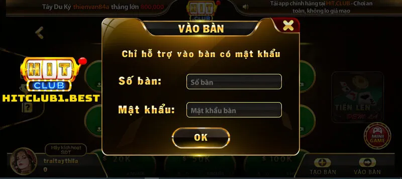 Review 2 loại bàn chơi Tiến lên đếm lá Hit Club