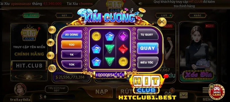 Quy trình cá cược game Kim Cương Hit Club