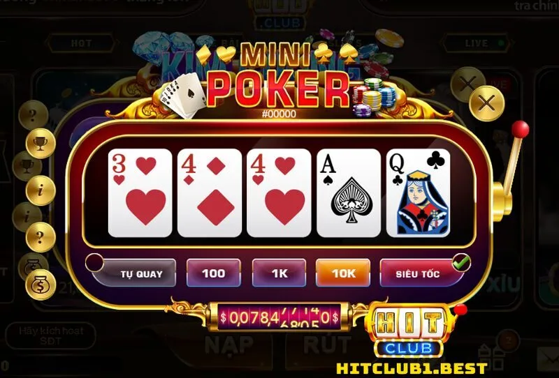 Đôi nét về trò chơi Mini Poker Hit Club